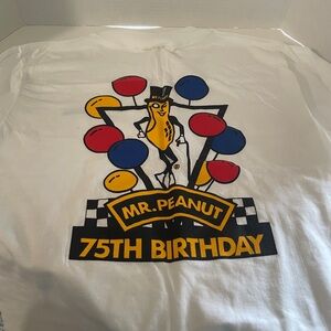 Mr. Peanut NWOT 75th Birthday T-Shirt